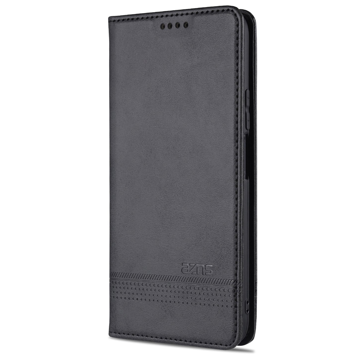 For-vivo-Y72-5G-AZNS-Magnetic-Calf-Texture-Horizontal-Flip-Leather-Case-with-Card-Slots-&-Holder-&-Wallet(Black)