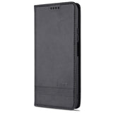For-vivo-Y72-5G-AZNS-Magnetic-Calf-Texture-Horizontal-Flip-Leather-Case-with-Card-Slots-&-Holder-&-Wallet(Black)