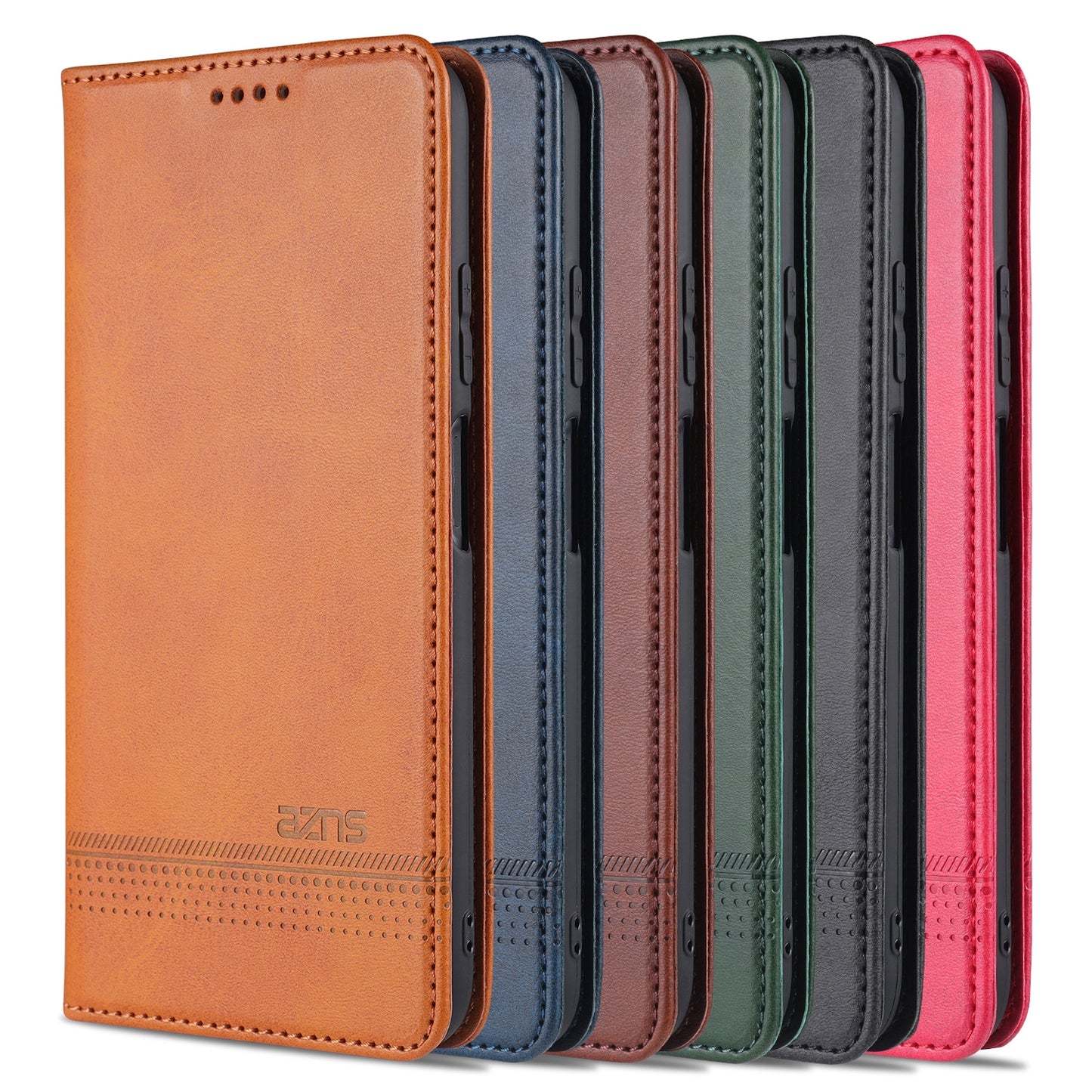 For-vivo-Y72-5G-AZNS-Magnetic-Calf-Texture-Horizontal-Flip-Leather-Case-with-Card-Slots-&-Holder-&-Wallet(Black)