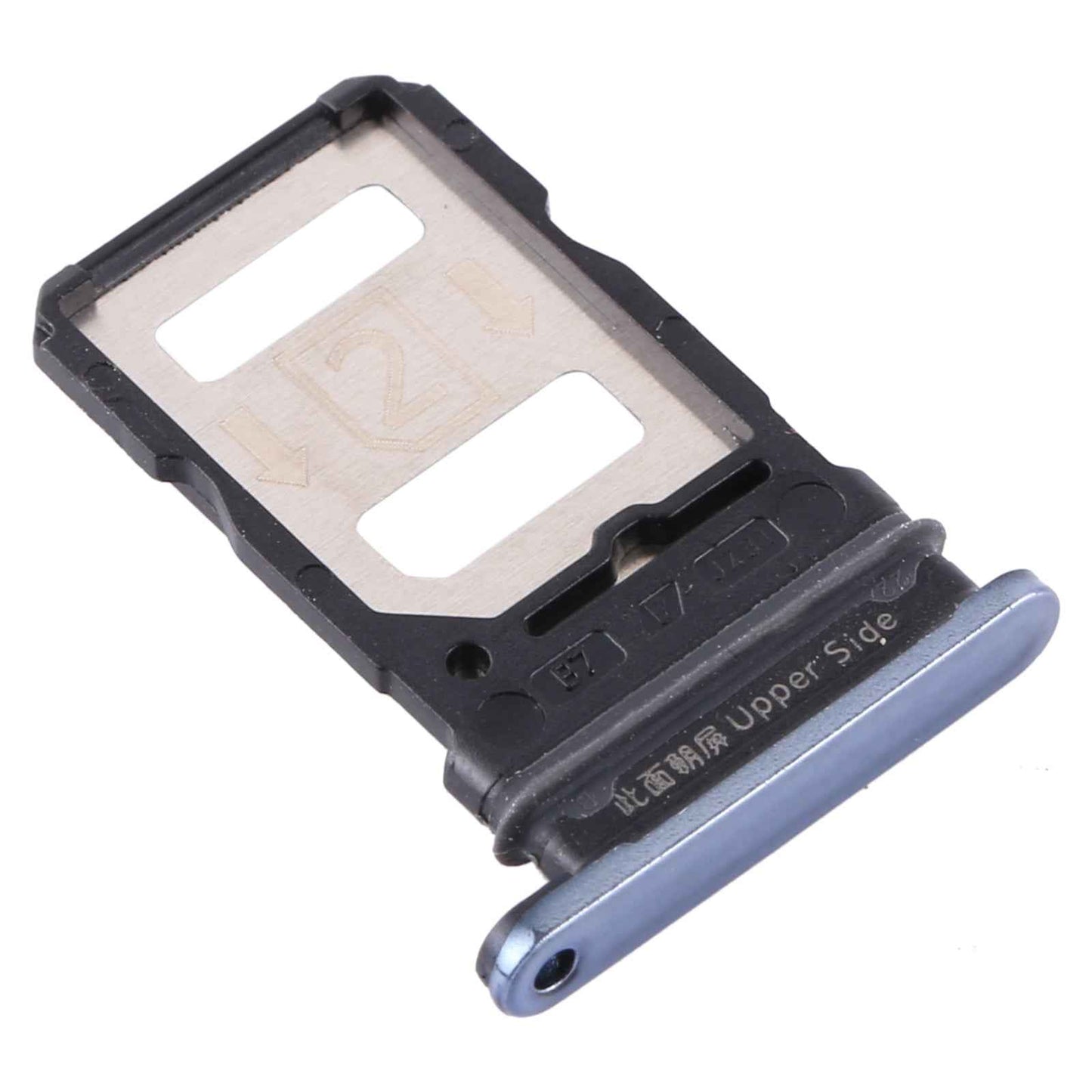 For Vivo Y73s V2031A SIM Card Tray + SIM Card Tray (Black)