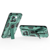 For-Xiaomi-15-5G-Supersonic-PC-+-TPU-Holder-Phone-Case(Green)