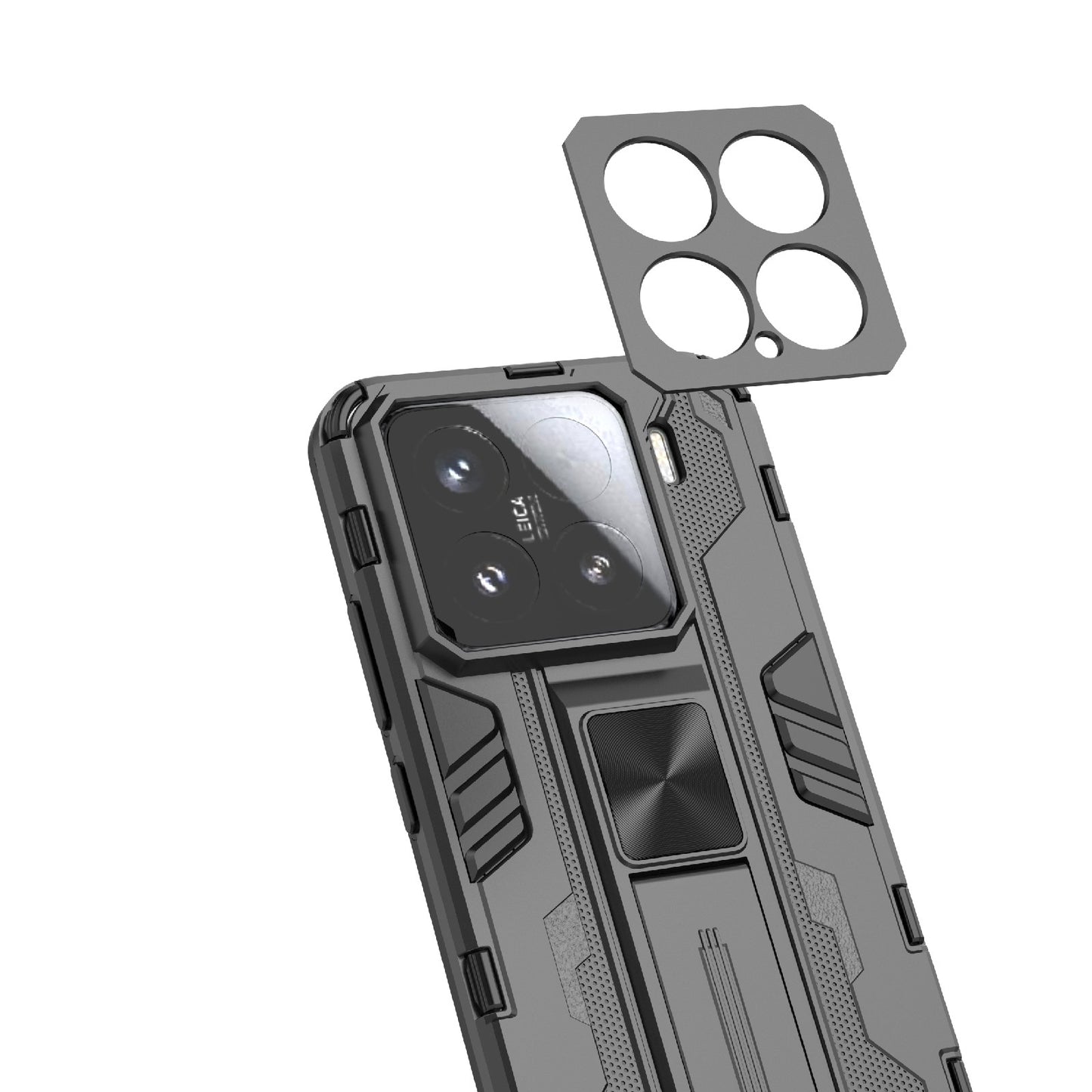 For-Xiaomi-15-5G-Supersonic-PC-+-TPU-Holder-Phone-Case(Green)