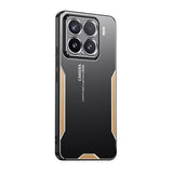 For-Xiaomi-15-Blade-Series-TPU-Hybrid-Metal-Phone-Case(Gold)