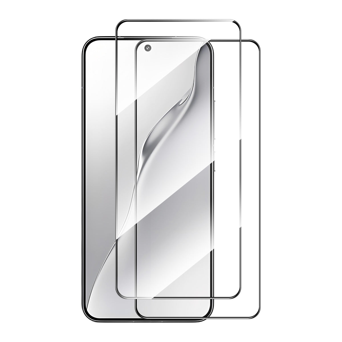 For-Xiaomi-15-2pcs-ENKAY-Hat-Prince-0.18mm-High-Aluminum-silicon-Tempered-Glass-Film,-Support-Ultrasonic-Fingerprint-Unclock
