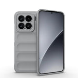 For-Xiaomi-15-5G-Magic-Shield-TPU-+-Flannel-Phone-Case(Grey)