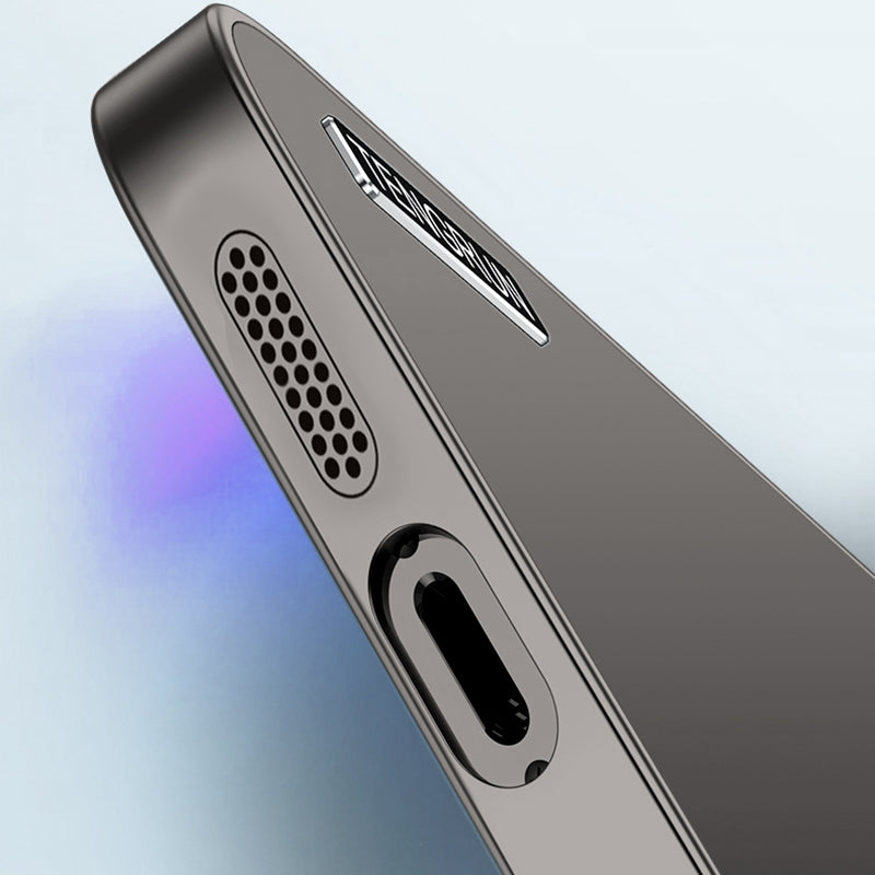 For-Xiaomi-15-Streamer-Series-Micro-Frosted-Metal-Paint-PC-Phone-Case(Black)