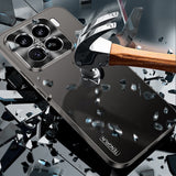 For-Xiaomi-15-Streamer-Series-Micro-Frosted-Metal-Paint-PC-Phone-Case(Black)