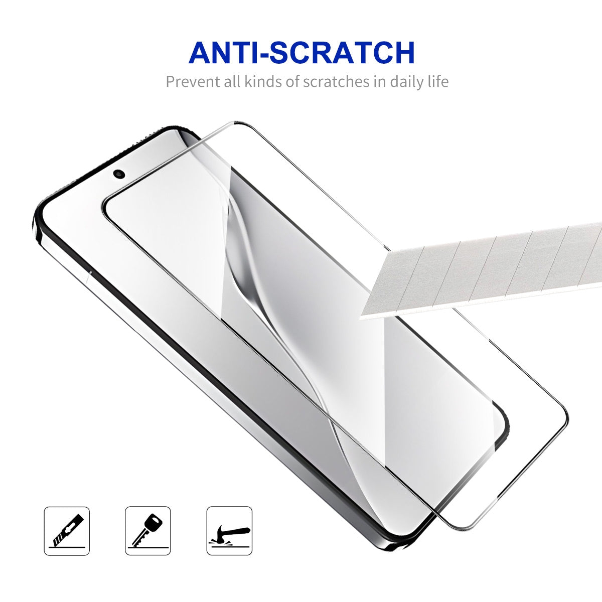 For-Xiaomi-15-2pcs-ENKAY-Hat-Prince-0.18mm-High-Aluminum-silicon-Tempered-Glass-Film,-Support-Ultrasonic-Fingerprint-Unclock