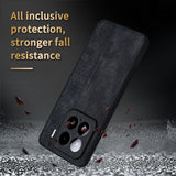 For-Xiaomi-15-AZNS-3D-Embossed-Skin-Feel-Phone-Case(Brown)