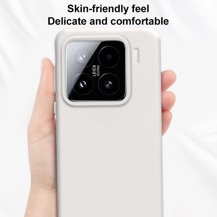 For-Xiaomi-15-Liquid-Silicone-Skin-friendly-Shockproof-Phone-Case(Blue)