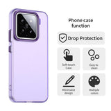 For-Xiaomi-15-Candy-PC-Hybrid-TPU-Shockproof-Phone-Case(Purple)
