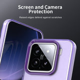 For-Xiaomi-15-Candy-PC-Hybrid-TPU-Shockproof-Phone-Case(Purple)