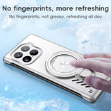 For-Xiaomi-15-Ice-Sense-Series-Graphene-Cooling-MagSafe-Holder-Phone-Case(Orange)