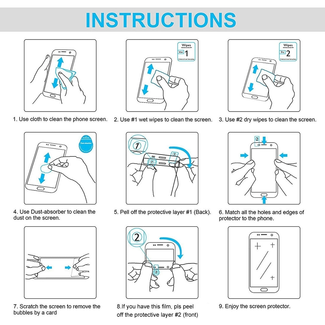 For-Xiaomi-15-5G-NORTHJO-A++-Screen-Tempered-Glass-Film,-Support-Fingerprint-Unlock