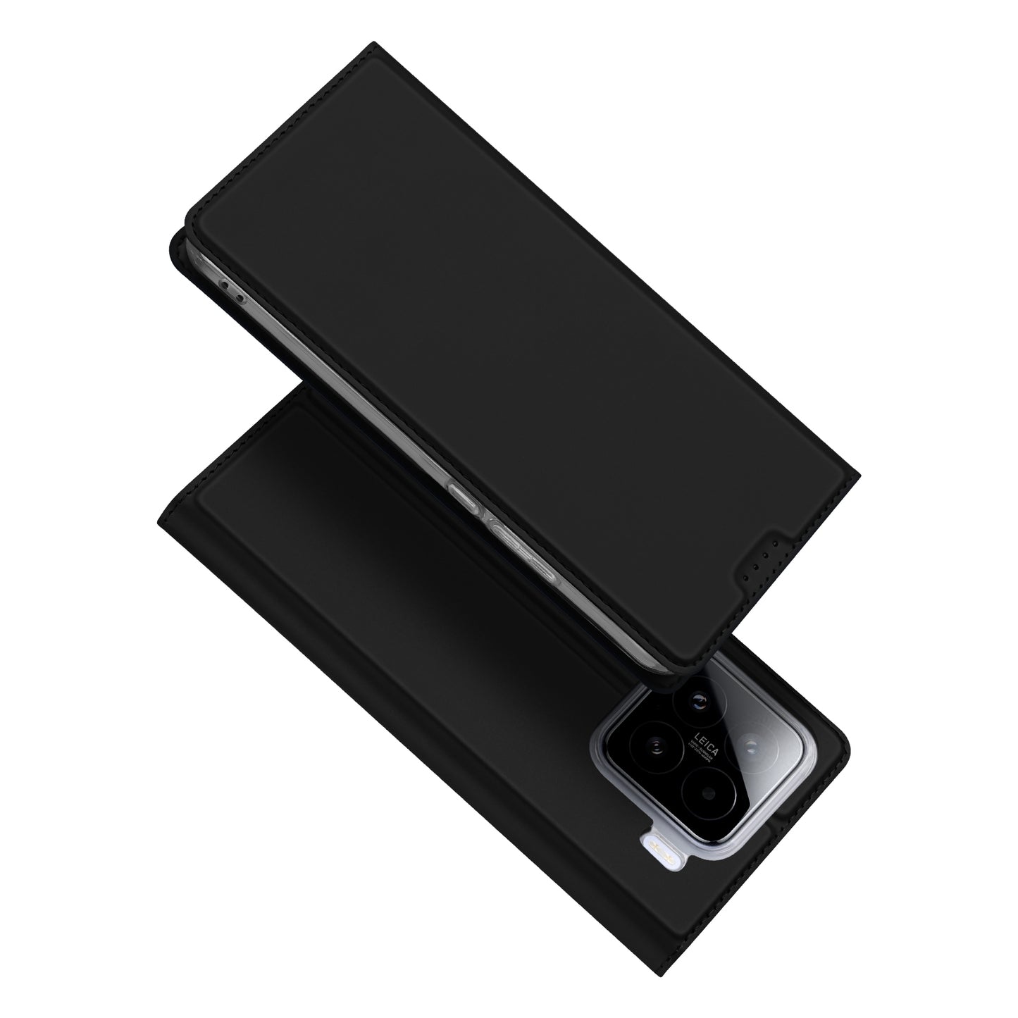 For-Xiaomi-15-DUX-DUCIS-Skin-Pro-Series-Flip-Leather-Phone-Case(Black)