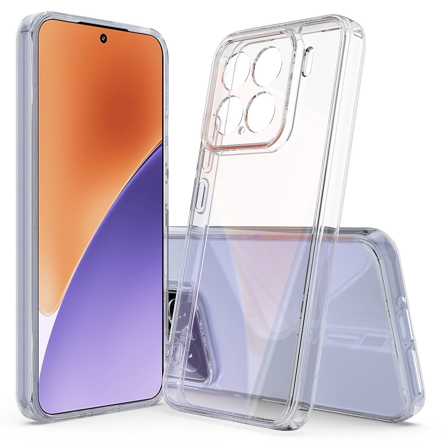 For-Xiaomi-15-Scratchproof-Acrylic-TPU-Phone-Case(Transparent)