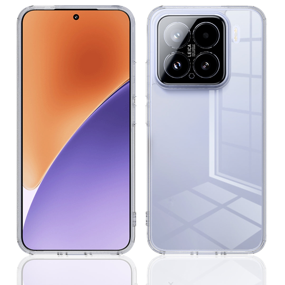 For-Xiaomi-15-Scratchproof-Acrylic-TPU-Phone-Case(Transparent)