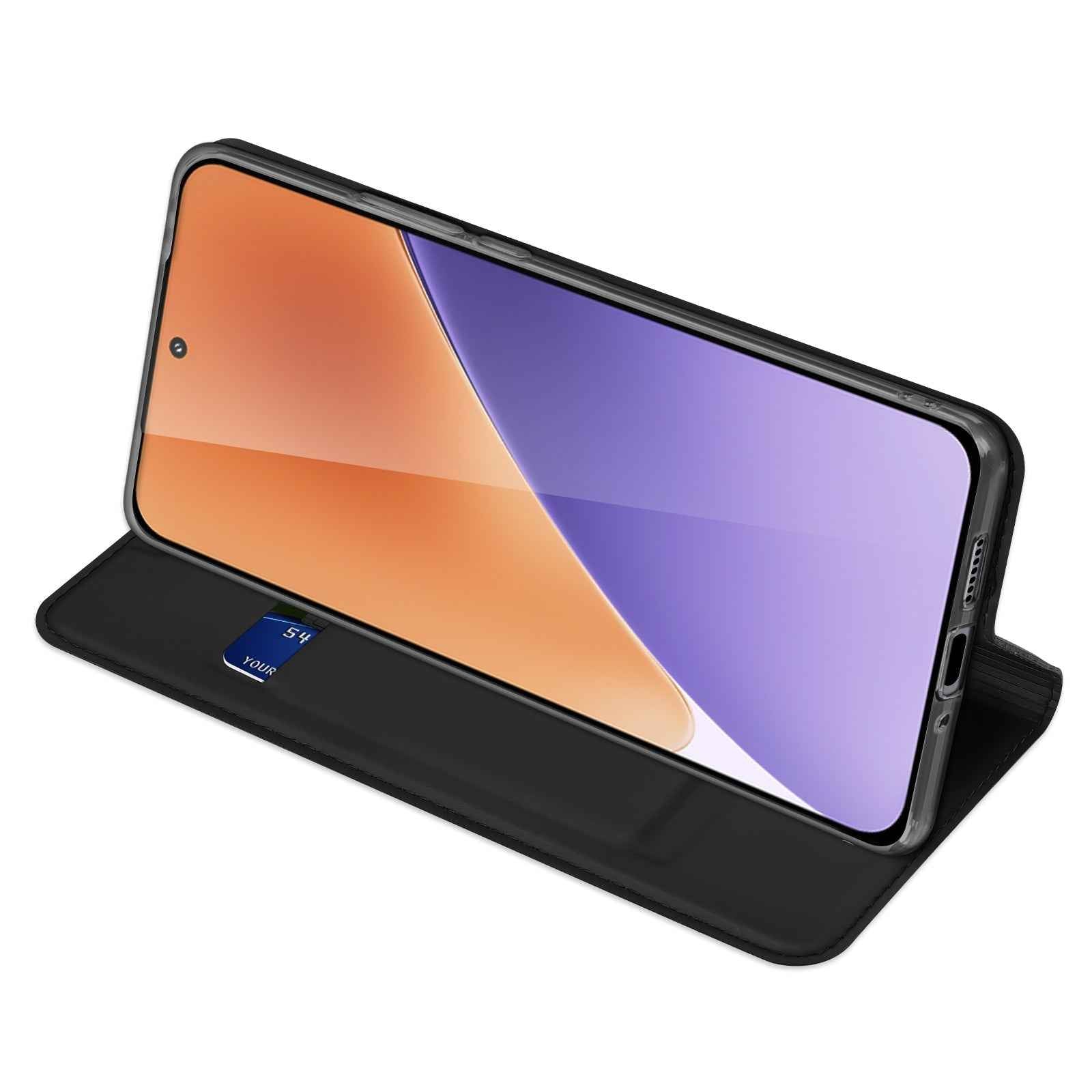 For-Xiaomi-15-DUX-DUCIS-Skin-Pro-Series-Flip-Leather-Phone-Case(Black)
