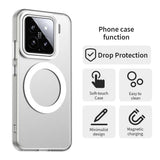 For-Xiaomi-15-Candy-Magsafe-PC-Hybrid-TPU-Phone-Case(White)