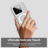 For-Xiaomi-15-Candy-Magsafe-PC-Hybrid-TPU-Phone-Case(White)