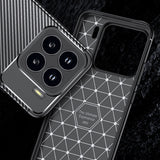 For-Xiaomi-15-Carbon-Fiber-Texture-Shockproof-TPU-Phone-Case(Black)