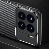 For-Xiaomi-15-Carbon-Fiber-Texture-Shockproof-TPU-Phone-Case(Black)