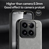 For-Xiaomi-15-Skin-Feel-Magnetic-Leather-Back-Phone-Case(Green)
