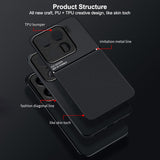 For-Xiaomi-15-Pro-Classic-Tilt-Strip-Grain-Magnetic-PC-Hybrid-TPU-Phone-Case(Black)