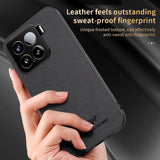 For-Xiaomi-15-HUIYI-Leather-Magnetic-Phone-Case(Brown)