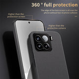 For-Xiaomi-15-HUIYI-Leather-Magnetic-Phone-Case(Brown)