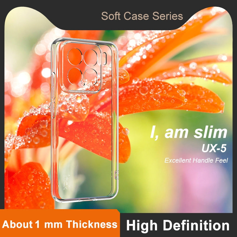For-Xiaomi-15-imak-UX-5-Series-Super-Slim-Transparent-Shockproof-TPU-Protective-Case(Transparent)