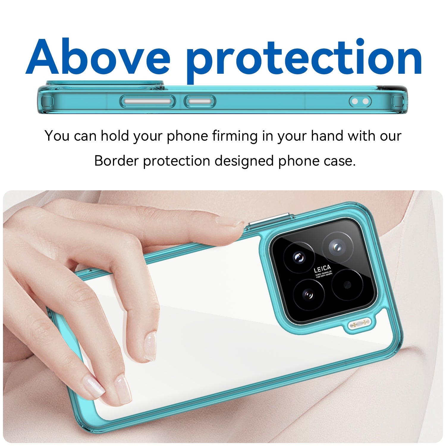 Hybrid-TPU-Case-for-Xiaomi-15-Transparent-Blue