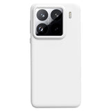 For-Xiaomi-15-Pro-Liquid-Silicone-Skin-friendly-Shockproof-Phone-Case(White)