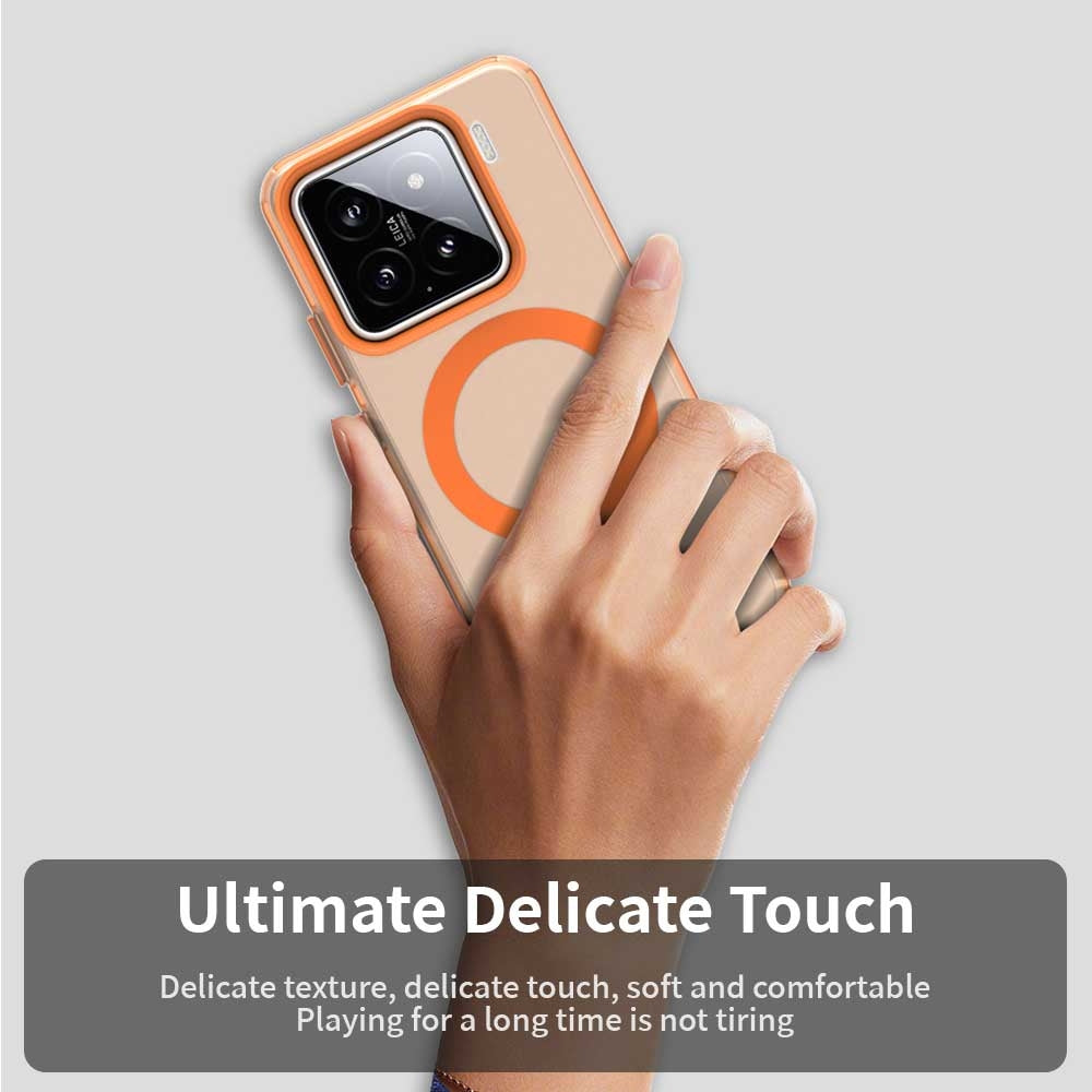For-Xiaomi-15-Candy-Magsafe-PC-Hybrid-TPU-Phone-Case(Orange)