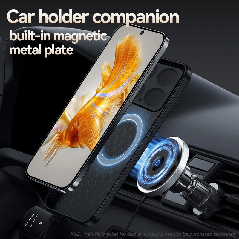 For-Xiaomi-15-Litchi-Leather-Magnetic-Full-Coverage-Shockproof-Phone-Case(Navy-Blue)