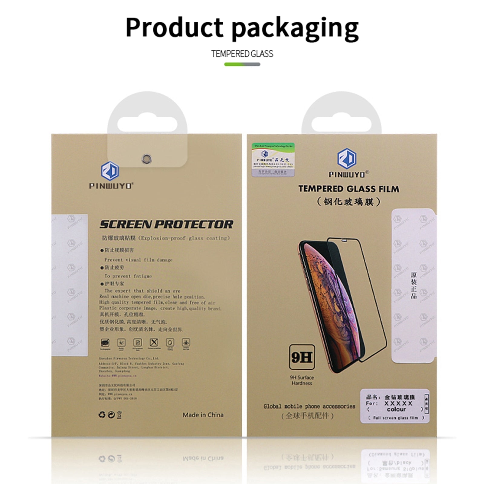 For-Xiaomi-15-PINWUYO-9H-2.5D-Full-Screen-Tempered-Glass-Film(Black)