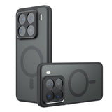 For-Xiaomi-15-Pro-Armor-MagSafe-PC-Hybrid-TPU-Phone-Case(Frosted-Black)
