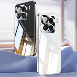 For-Xiaomi-15-Pro-Electroplating-Ice-Crystal-Airbag-Full-Coverage-Shockproof-Phone-Case(Black)