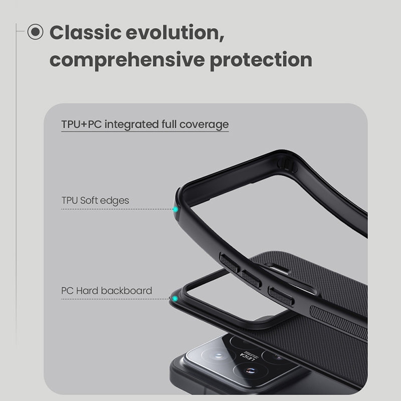For-Xiaomi-15-NILLKIN-Frosted-Shield-Pro-Magnetic-Phone-Case(Green)