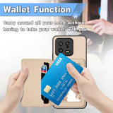 For-Xiaomi-15-Pro-Carbon-Fiber-Magnetic-Card-Bag-Phone-Case(Black)