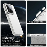 For-Xiaomi-15-Pro-Candy-PC-Hybrid-TPU-Shockproof-Phone-Case(White)