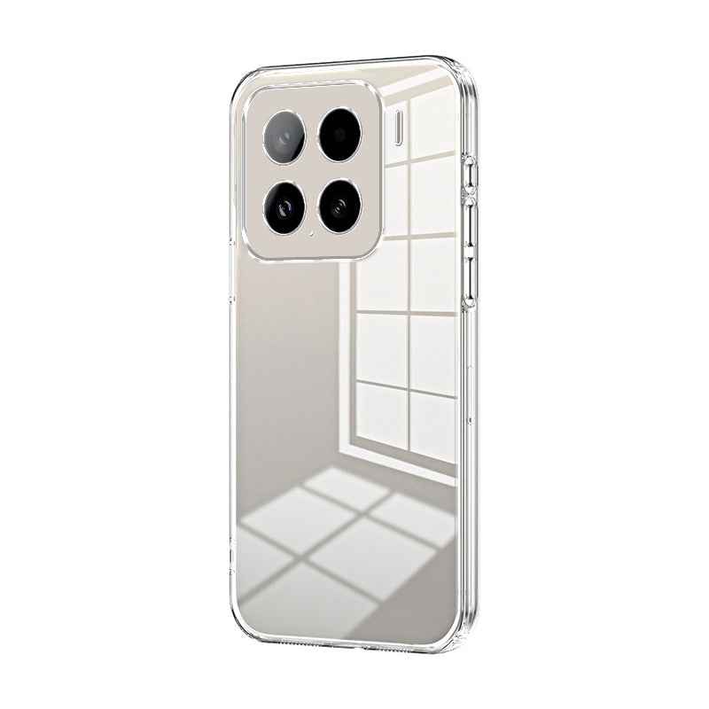 For-Xiaomi-15-Transparent-Plating-Fine-Hole-Phone-Case(Transparent)