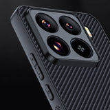For-Xiaomi-15-Ultra-thin-Carbon-Fiber-Texture-Printing-Phone-Case(Black)
