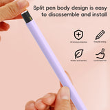 For-Xiaomi-Focus-Pen-III-Stylus-Pen-Contrast-Color-Silicone-Protective-Case(Grey)