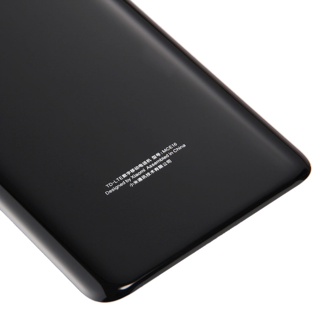 For-Xiaomi-Mi-6-Glass-Battery-Back-Cover(Black)