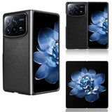 For-Xiaomi-Mix-Fold-4-Litchi-Texture-Back-Cover-Phone-Case(Black)