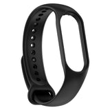 For-Xiaomi-Mi-Band-7-/-7NFC-/-6-/-6-NFC-/-5-/-5-NFC-/-Amazfit-Band-5-Official-Silicone-Watch-Band(Black)