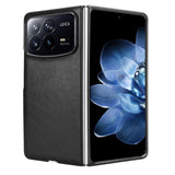 For-Xiaomi-Mix-Fold-4-Litchi-Texture-Back-Cover-Phone-Case(Black)
