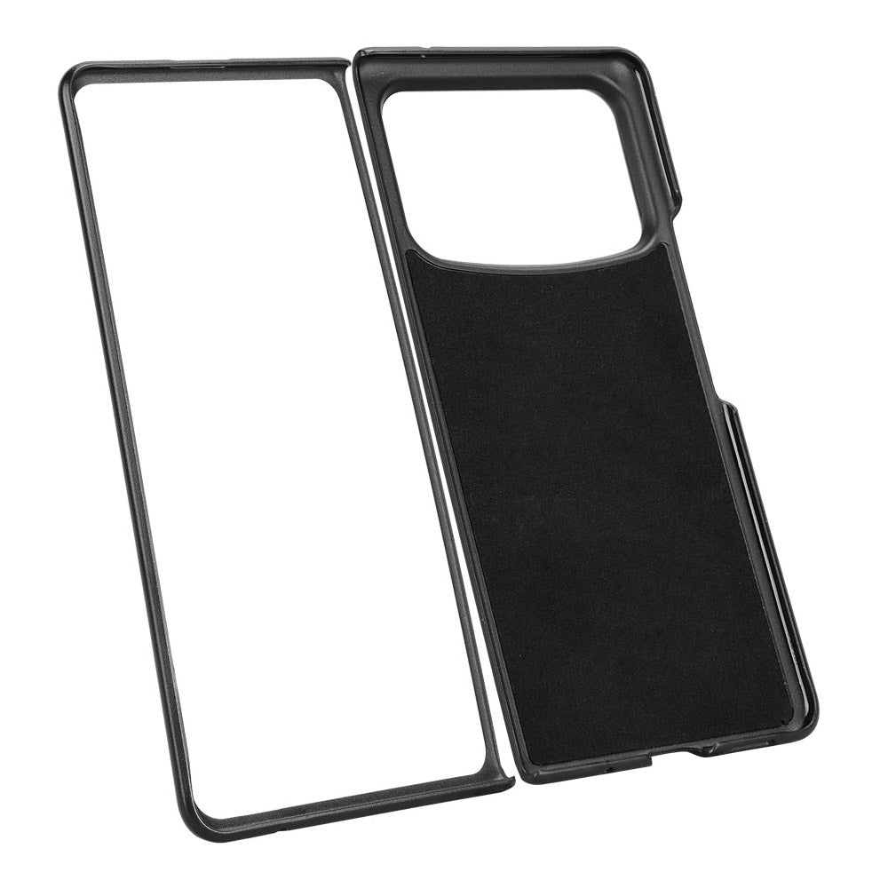 For-Xiaomi-Mix-Fold-4-Litchi-Texture-Back-Cover-Phone-Case(Black)
