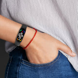 For-Xiaomi-Mi-Band-7-/-7NFC-/-6-/-6-NFC-/-5-/-5-NFC-/-Amazfit-Band-5-Official-Silicone-Watch-Band(Black)